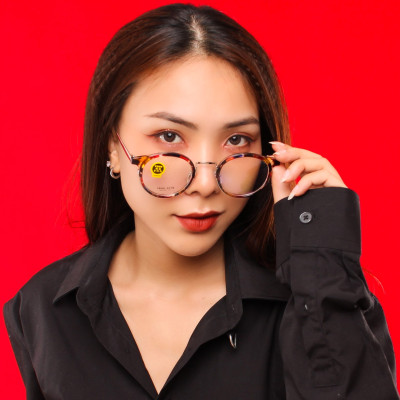 Gọng kính nhựa phối càng hợp kim siêu nhẹ siêu bền hợp thời trang Ouress 9278