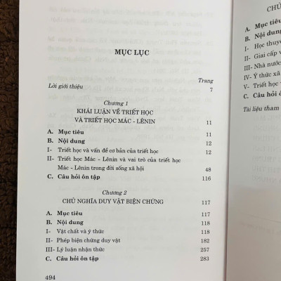 Giáo Trình Triết Học Mác - Lênin (Dành Cho Bậc Đại Học Hệ Không Chuyên Lý Luận Chính Trị)- Bản mới 2024