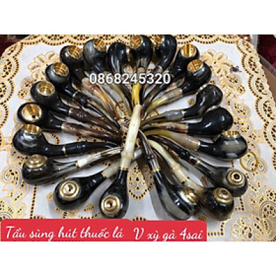 Tẩu sì gà bằng sừng phong cách lịch sự đẳng cấp  