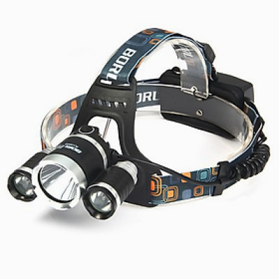 Đèn pin đội đầu 3 bóng led T6 siêu sáng loại cao cấp chống nước (Tặng kèm quà tri ân)- Hàng chính hãng