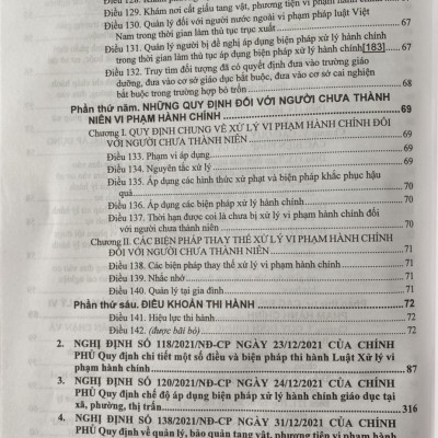 Hướng Dẫn Thi Hành Luật Xử Lý Vi Phạm Hành Chính  và Các Quy Định Xử Phạt Vi Phạm Hành Chính Mới Nhất