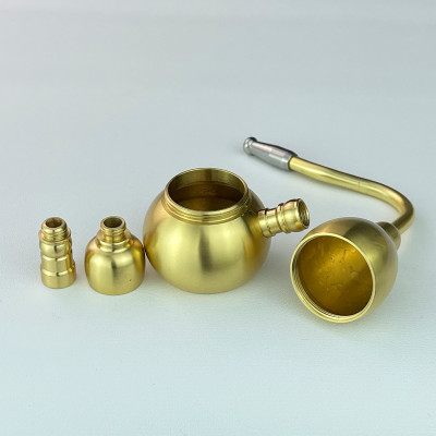 Bình Hồ Lô Lọc Thuốc L,á Bằng Đồng Cao Cấp. Bình Hồ Lô Lọc Bằng Nước, Sử Dụng Đa Năng Tiện Lợi, Tháo Lắp Vệ Sinh Dễ Dàng