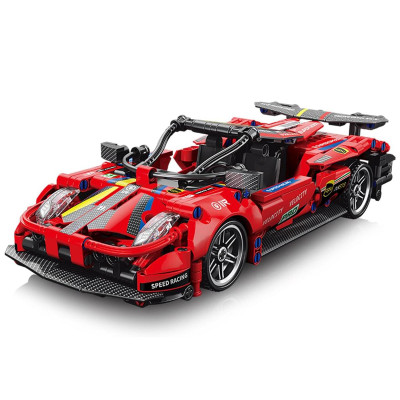 Đồ Chơi Lắp Ráp Xe Đua Chạy Đà Siêu Tốc Độ - Super Speed Pullback Racing Car - Toys&Joys 3307 (513 Mảnh Ghép)