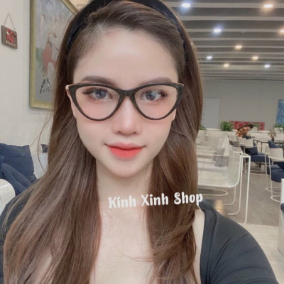 Kính Mắt Mèo Thời Trang Nữ Gọng Đính Đá Cao Cấp