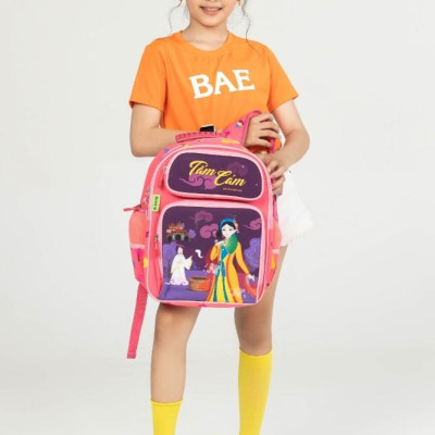 Ba Lô C1 Fairy Tale - Tấm Cám B-12-095 - Màu Hồng