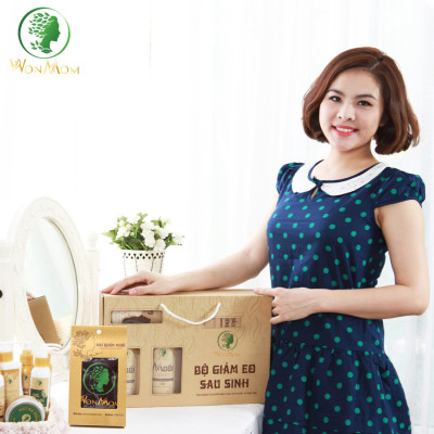 Đai quấn muối vải cotton siêu bền, có dây kéo, dùng đựng muối quấn bụng Wonmom