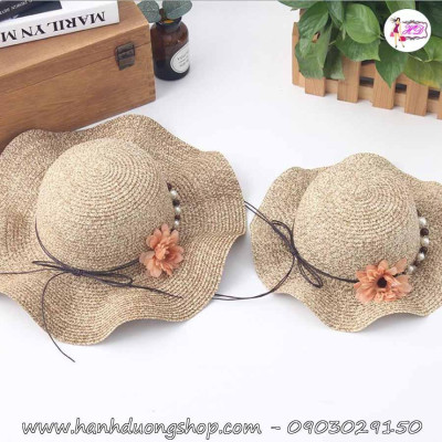 Mũ chống nắng đi biển mùa hè cho mẹ và bé HQC4125