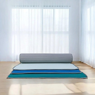 Nệm foam mát lạnh sinh viên giá rẻ, nệm ngủ văn phòng chống trượt Tatana- Độ cao 2.5cm- Màu ngẫu nhiên.