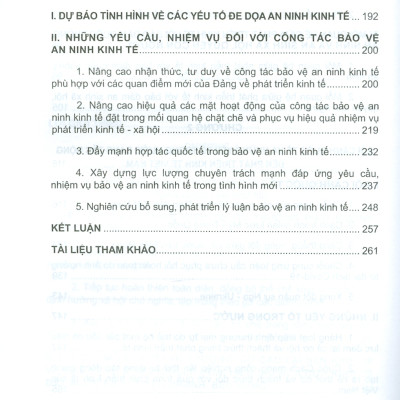 Quan Điểm Mới Của Đảng Cộng Sản Việt Nam Về Phát Triển Kinh Tế Trong Văn Kiện Đại Hội Đảng Lần Thứ XIII Và Những Vấn Đề Đặt Ra Đối Với Công Tác Bảo Vệ An Ninh Kinh Tế (Sách Chuyên Khảo)