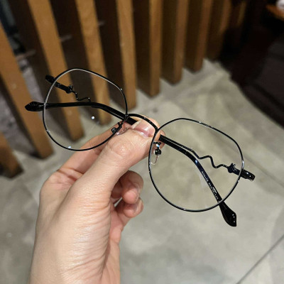 Kính vintage kim loại kiểu cách thời trang Hàn Quốc