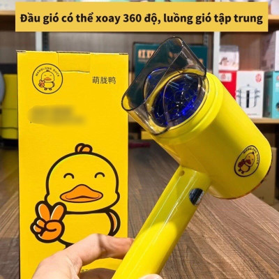  Sấy tóc con vịt vàng   mini , phụ kiện làm đẹp không thể thiếu của chị e phụ nữ