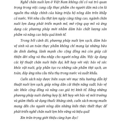 Nông Nghiệp Xanh Và Sạch - Nuôi Lợn Thịt Sạch