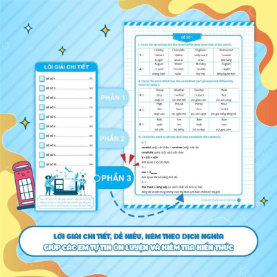 Sách - Luyện Giải Bộ Đề Bồi Dưỡng Học Sinh Giỏi Tiếng Anh Lớp 6 - Megabook