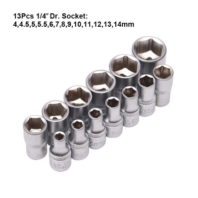 Bộ Tuýp 1/4” 46 Chi Tiết – Dụng Cụ Sửa Xe Đa Năng – CR-V Cao Cấp 510346 Harden