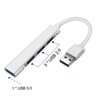 Bộ cáp chia 4 cổng USB 3.0 đa năng tiện dụng cho máy tính PC Laptop - miếng lót chuột