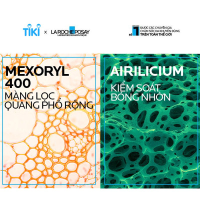 Kem chống nắng La Roche-Posay kiềm dầu 12H Anthelios UVMUNE 400 Gel-Cream 50ml