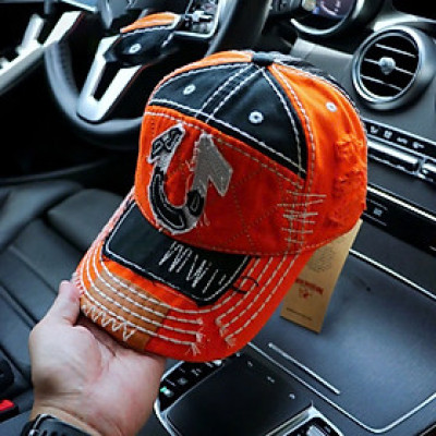 Nón nam, mũ lưỡi trai Ông Địa U rách phối vải jeans form đẹp thời trang đường phố