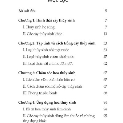 Nông Nghiệp Xanh, Sạch - Kỹ Thuật Trồng Cây Và Hoa Thuỷ Sinh (Tái bản)