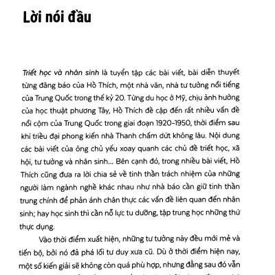 Triết Học Và Nhân Sinh