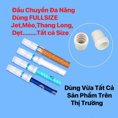 Bộ Combo 10 Đầu Chuyển Size Đa Năng Cho Đầu Lọc Thuốc L.á FULLSIZE [ JetMèo. Esse. Kent, 555 Nhỏ, Sài Gòn Bạc, Caraven Demi.Thăng Long Dẹt..]