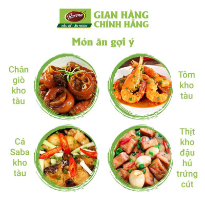 Gia Vị Thịt Kho Tàu Barona 80g ướp ngon chuẩn vị không cần nêm nếm