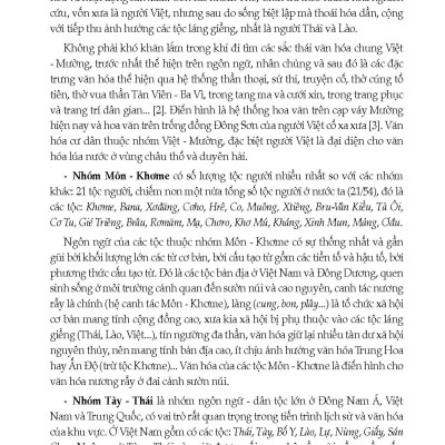 Tộc Người Và Văn Hóa Việt Nam (Tái bản 2025)