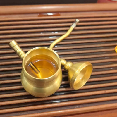 Bình Hồ Lô Lọc Thuốc L,á Bằng Đồng Cao Cấp. Bình Hồ Lô Lọc Bằng Nước, Sử Dụng Đa Năng Tiện Lợi, Tháo Lắp Vệ Sinh Dễ Dàng