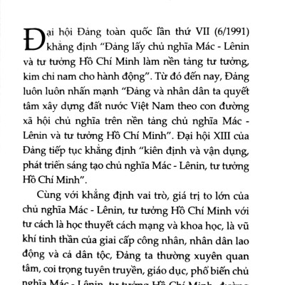 Tủ Sách Thường Thức Chính Trị - Thường Thức Về Tư Tưởng Hồ Chí Minh