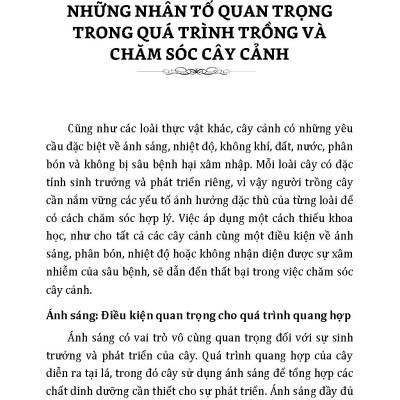 Nông Nghiệp Xanh Và Sạch - Trồng Và Chăm Sóc Cây Cảnh