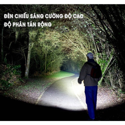 Đèn pin mini siêu sáng với 3 chế độ ,đèn pin cao cấp có zoom ,dây cắm sạc kèm hộp đựng sang trọng ,chống sốc phù hợp đi bộ đường dài , khẩn cấp 