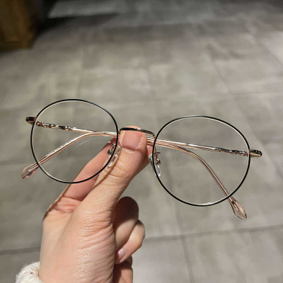 Kính Mắt chống ánh sáng xanh dáng tròn xoe - Có thể thay mắt cận