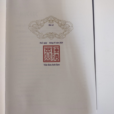 Kiểu Huế-Ấn bản đặc biệt có đánh số 