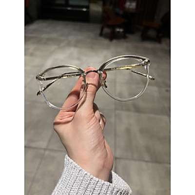 Kính Mắt mèo gọng kim loại thời trang Hàn Quốc cao cấp