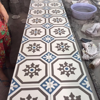 Gạch Bông Xi Măng Hoa Văn Juno Sofa 20 x 20 x 1,5cm