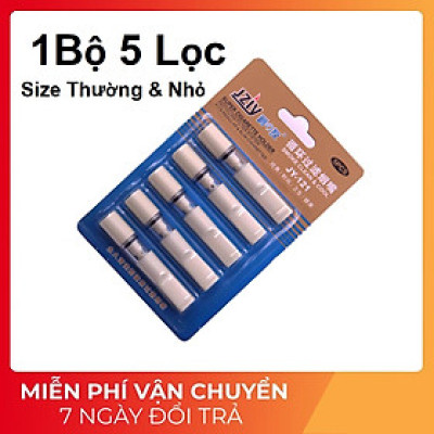 Bộ 5 Tẩu Lọc Thuốc Dùng Cho Size Thông Thường & Nhỏ [ Jet Mèo, Caraven Demi,Thăng Long Dẹt, Esse...]