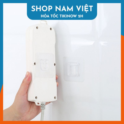 Combo 15 cặp kẹp dán tường thông minh - Không cần khoan lỗ, đục tường- Chịu lực lên đến 3Kg