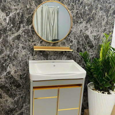 Tủ lavabol Nhôm Mini Juno Sofa KT 52 x 36 cm kèm đủ phụ kiện lắp đặt