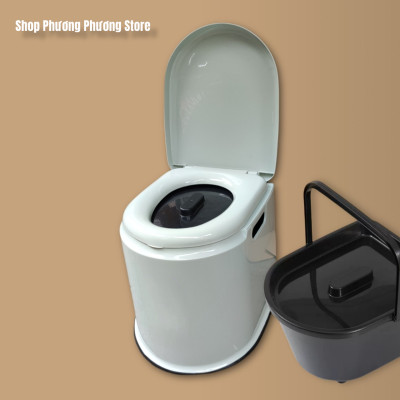 Bô vệ sinh cho người già di động vô cùng chắc chắn