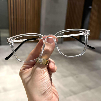 Kính thời trang Mắt vuông trong suốt nhỏ thời trang Korea