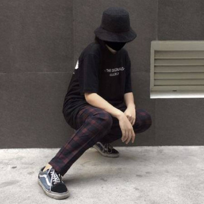 mũ vải vành tròn trơn phong cách 