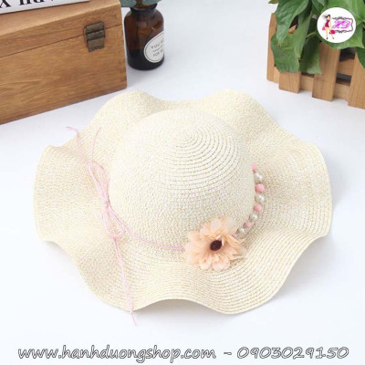 Mũ chống nắng đi biển mùa hè cho mẹ và bé HQC4125