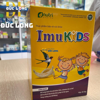 Imukids giúp trẻ ăn ngon, tăng đề kháng - hộp 30 ống