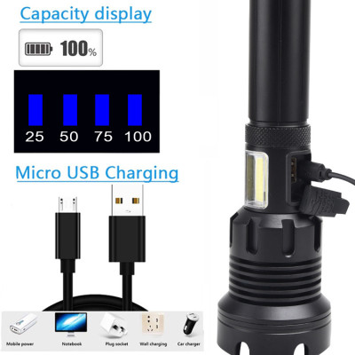 Đèn pin sạc cầm tay siêu sáng Terino T74 (chống nước) - Hàng Chính Hãng