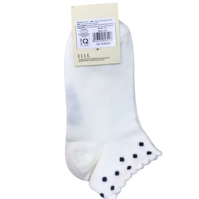 Set 2 đôi tất học sinh cổ ngắn ORGANIC dành cho trẻ từ 12-15 tuổi thương hiệu ELLE EK98 LOC2