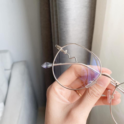Kính vintage Korea Cao Cấp Gọng xoắn kim loại (Nhiều Màu)