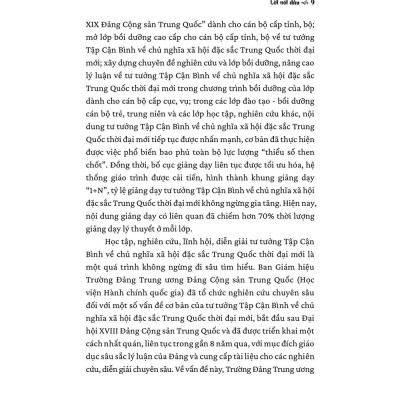 Một số vấn đề cơ bản của tư tưởng Tập Cận Bình về chủ nghĩa xã hội đặc sắc Trung Quốc thời đại mới - bản in 2024