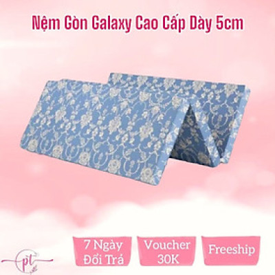 Nệm Gòn Galaxy Cao Cấp Gấp 3 Dày 5cm Đủ Size ( Giao Màu Ngẫu Nhiên )