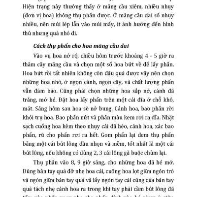  Kỹ Thuật Trồng, Chăm Sóc Cho Năng Xuất Cao Mãng Cầu, Nhãn, Xoài (Tái bản 2025)