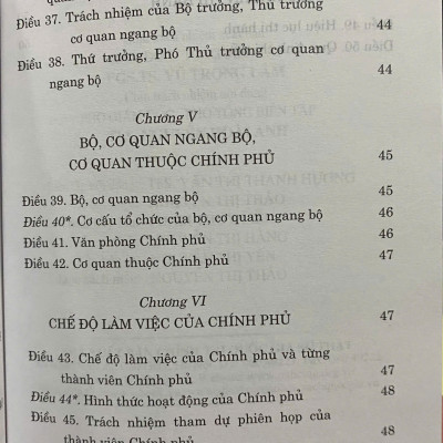 Luật Tổ Chức Chính Phủ ( sửa đổi, bổ sung năm 2019, 2023)
