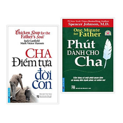 Sách - Combo Cha Điểm Tựa Đời Con + Phút dành Cho Cha  - First News